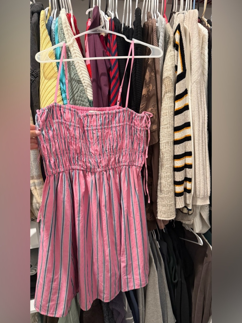 Abercrombie & Fitch Pink Striped dress